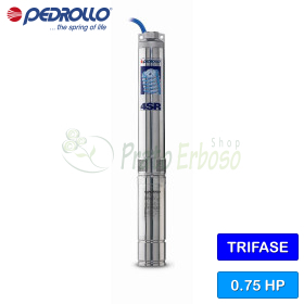 4SR 1/15 S-PD - Electrobomba sumergible trifásica de 0,75 CV Pedrollo - 1