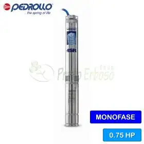 4SRm 1,5/11 S-PD - Pompe électrique submersible monophasée 0,75 CV Pedrollo - 1