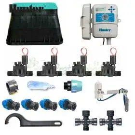 KI-H-4Z24E - Kit de irigare Hunter cu 4 zone, 24V