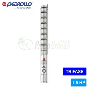 4HR 18/4 - PS - Dreiphasige elektrische Tauchpumpe mit 1,5 PS Pedrollo - 1