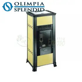 Splendid Vivapellets - Estufa de pellets beige de 8 Kw Olimpia Splendid - 1