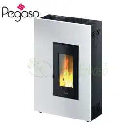 Madison 5 - Poêle à granulés blanc de 5 kW Pegaso - 1