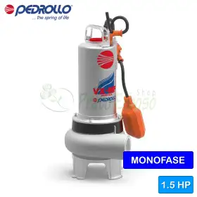 Pompë për ujëra të zeza VXm 15/35-MF - 1.5 HP me një fazë VORTEX