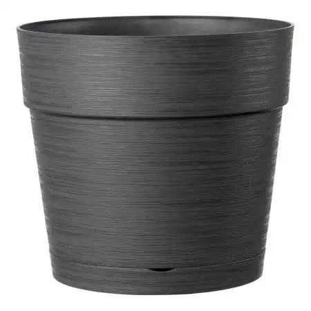 SAVE R VASE anthrazit – 38 cm runde Vase in Anthrazit Deroma - 1