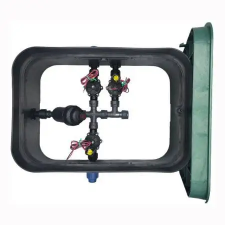 PA-DV-F3-9V - Assembled 1" 3 zone sump Rain Bird - 1