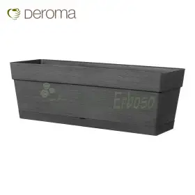 CASSETTA SAVE R antracite - Vaso a cassetta da 49 cm antracite Deroma - 1