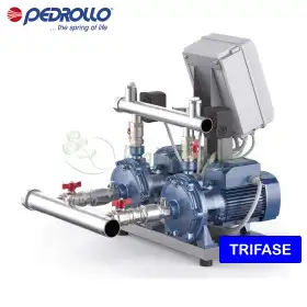 CB2 – 2CP 32/200C – 2 x 4 PS Dreiphasen-Booster-Set Pedrollo - 1