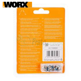 WA0190 - Set 12 lame e 12 viti originali Worx