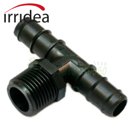GG-TDMI-C16M - Conector en T para manguera de 16 mm x 1/2"