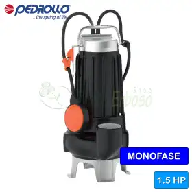 MCm 15/45 - 1.5 HP SINGLE-PHASE DOUBLE-CHANNEL ELECTRIC PUMPS FOR SEWAGE Pedrollo - 1 MCm 15/45 - 1.5 HP SINGLE-PHASE DOUBLE-CHANNEL ELECTRIC PUMPS FOR SEWAGE Pedrollo - 1