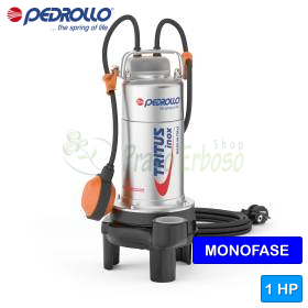 TIGm 0.75 – Elettropompa trituratrice in acciaio inox 1 HP