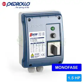 QEM 150 - Panel elektrik për pompën elektrike njëfazore 1,5 HP