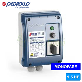 QEM 150 - Tableau électrique pour pompe électrique monophasée de 1,5 CV