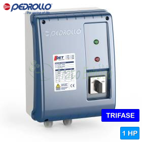 QET 100 - Paneli elektrik për pompën elektrike trefazore 1 HP QET 100 - Paneli elektrik për pompën elektrike trefazore 1 HP