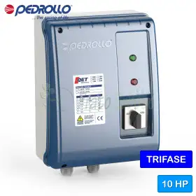 QET 1000 - Tableau électrique pour pompe électrique triphasée de 10 CV
