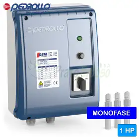 QSM 100 - Panel eléctrico para bomba eléctrica monofásica de 1 HP