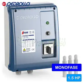 QSM 150 - Schaltschrank für 1,5 PS Einphasen-Elektropumpe
