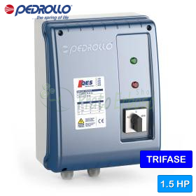 QES 150 - Electrical panel for 1.5 HP three-phase electric pump