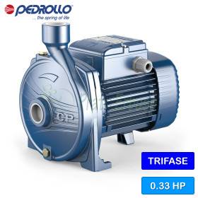 Bomba centrífuga eléctrica trifásica CP 100 de 0,33 HP Pedrollo - 1 Bomba centrífuga eléctrica trifásica CP 100 de 0,33 HP Pedrollo - 1