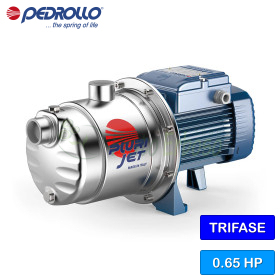 PLURIJET 3/80 - Elettropompa multigirante autoadescante trifase da 0.65 HP