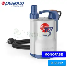 OBEN 1 - BODEN (5 m) - 0,33 PS elektrische Klarwasserabflusspumpe Pedrollo - 1