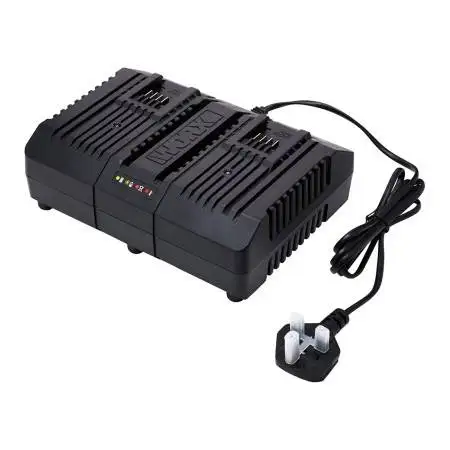 WA3883 caricabatteria rapido doppia postazione 20V Worx