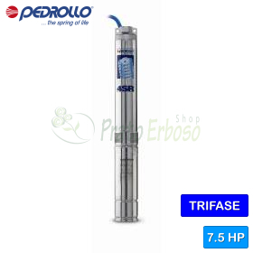 Pompë elektrike zhytëse trefazore 4SR 18/22 N-PD - 7.5 HP Pedrollo - 1