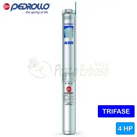 Pompe électrique submersible triphasée 4SR 18/12 N-PS - 4 CV Pedrollo - 1