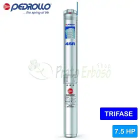 4SR 18/22 N-PS - Elettropompa sommersa trifase da 7.5 HP Pedrollo - 1