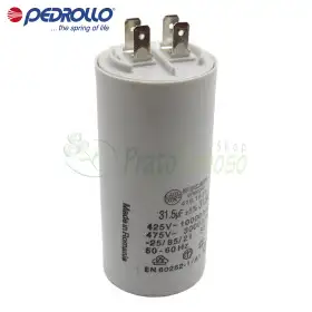 31 F - 31,5 micro farad 450 VL condensator Pedrollo - 1