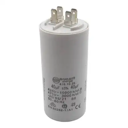 40 F - Condensatore da 40 micro farad 450 VL Pedrollo - 1