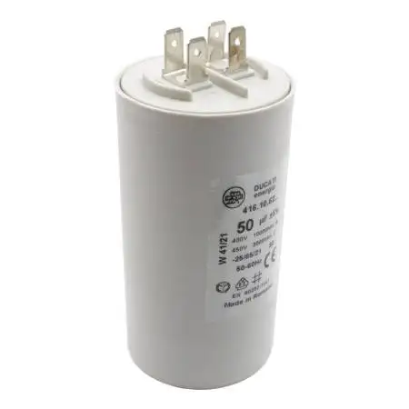 Condensatore 50µF 450V per pompe Pedrollo con attacco faston