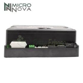 Micro Nova U047 Pelletofen-Motherboard für LCD-Display auf Werkbank