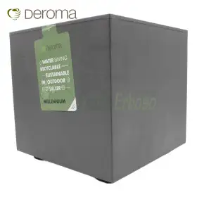 Pot de fleurs cube Millennium R - 25 cm, anthracite