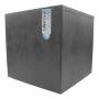 Millennium R Cube - Jarrón cúbico de 39 cm en color antracita