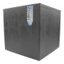 Millennium R Cube – 49 cm große Würfelvase in Anthrazit