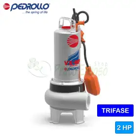 VX 20/35-MF - Pedrollo 2 PS dreiphasige VORTEX-Abwasserpumpe - 1