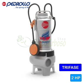 VX 20/50-MF - Pompă de canalizare Pedrollo VORTEX trifazată 2 CP - 1