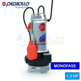 VXm 15/35 - Elettropompa VORTEX per acque luride monofase da 1.5 HP Pedrollo - 1