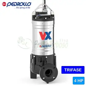 Pompe électrique VORTEX triphasée VX 40/80 - 4 CV pour eaux usées