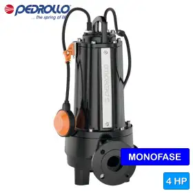 TR 3 AP - Pompă electrică submersibilă monofazată de 4 CP cu rotor de tocat Pedrollo - 1
