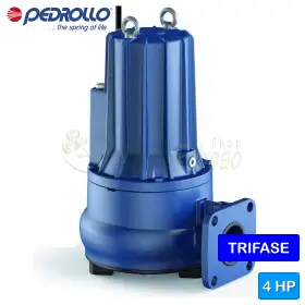 VXC 40/65-F - 4 HP three-phase VORTEX electric pump for waste water Pedrollo - 1 VXC 40/65-F - 4 HP three-phase VORTEX electric pump for waste water Pedrollo - 1