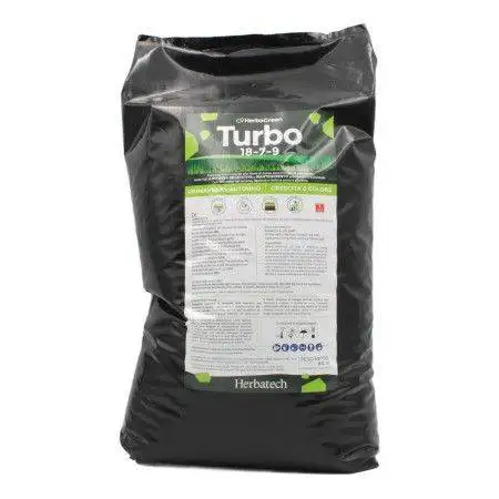 Turbo - Fertilizante para césped de 10 kg Herbatech - 1