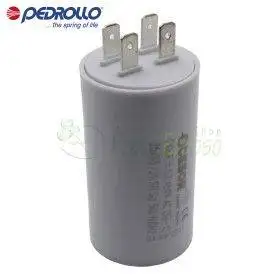20 F - 20 micro farad capacitor 500 VL Pedrollo - 1