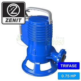 75/2/G40V A1BT5NCQNAE - Pompă electrică VORTEX trifazată de 0,75 CP pentru ape uzate Pedrollo - 1