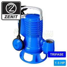 copy of 150/2/G50V A1CM5NCQTCG - Pompă electrică VORTEX monofazată de 1,5 CP pentru ape uzate Zenit - 1