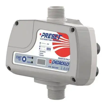 PRÉRÉGLAGE - Pressostat monophasé réglable Pedrollo 9 bar - 1