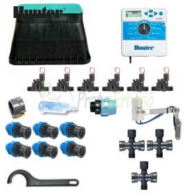 Kit irrigazione Hunter 7 zone 24V con centralina X CORE 8