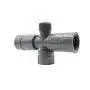 RB1220-010 - Racord transversal MFFF de 1" Rain Bird - 1