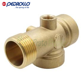 Raccordo a 5 vie R 5 in ottone per gruppi autoclave
